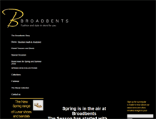 Tablet Screenshot of broadbents-uk.com
